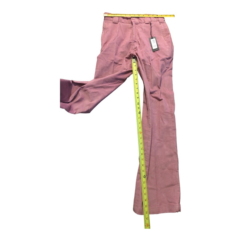 Dickies Women's pink Halleyville Regular Fit Wide Leg Corduroy‎ Pants size 0R - Picture 10 of 10
